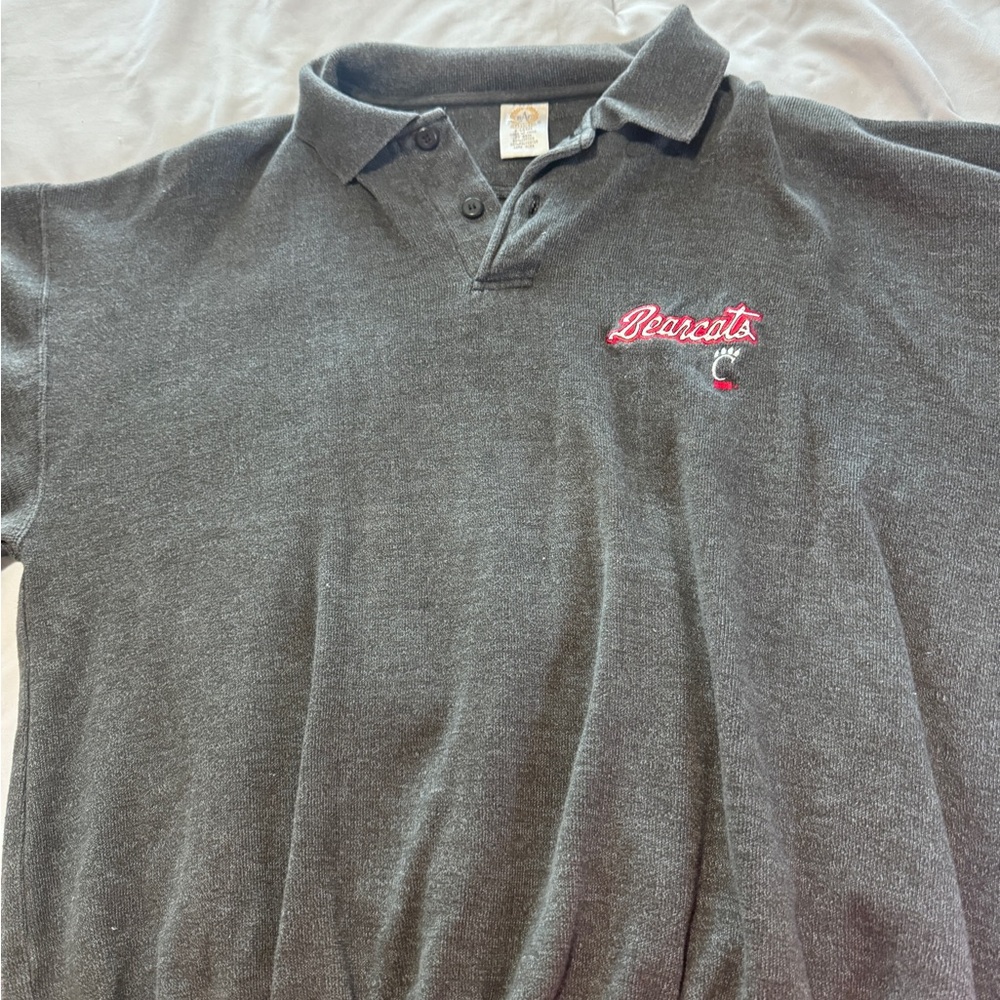 Vintage UC bearcats grey pullover